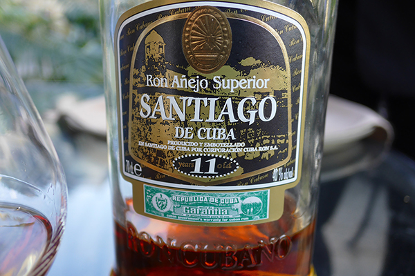 Santiago de cuba, rum